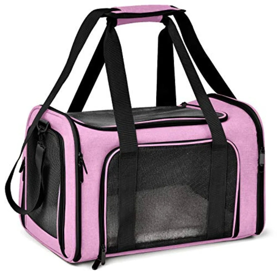 Pet Carrier For Small/Medium, Up To 15lbs, TSA Airline Approved