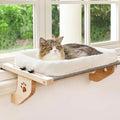 Cat, Sturdy Hammock Window Seat with Cushion Bed Cover, Wood and Metal Frame
