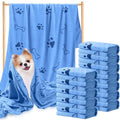 12 Pcs Dog Grooming Towels 28 x 55 Inch Microfiber Drying, Absorbent Towel, Quick Drying, Puppy Bathing Supplies