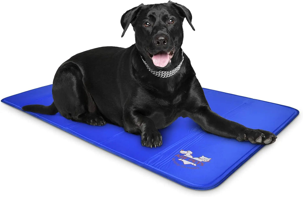 Large Dog Cooling Mat 35x55 Inches, Non-Toxic Gel Pad for Kennels and Beds, No Electricity Needed