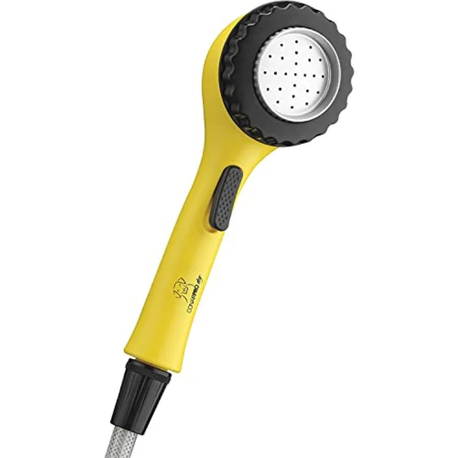 【Spot goods】Deluxe Indoor/Outdoor Pet Washer Dog Shower Attachment with Dual Connectors to Easily Attach Soft Rubber Massage