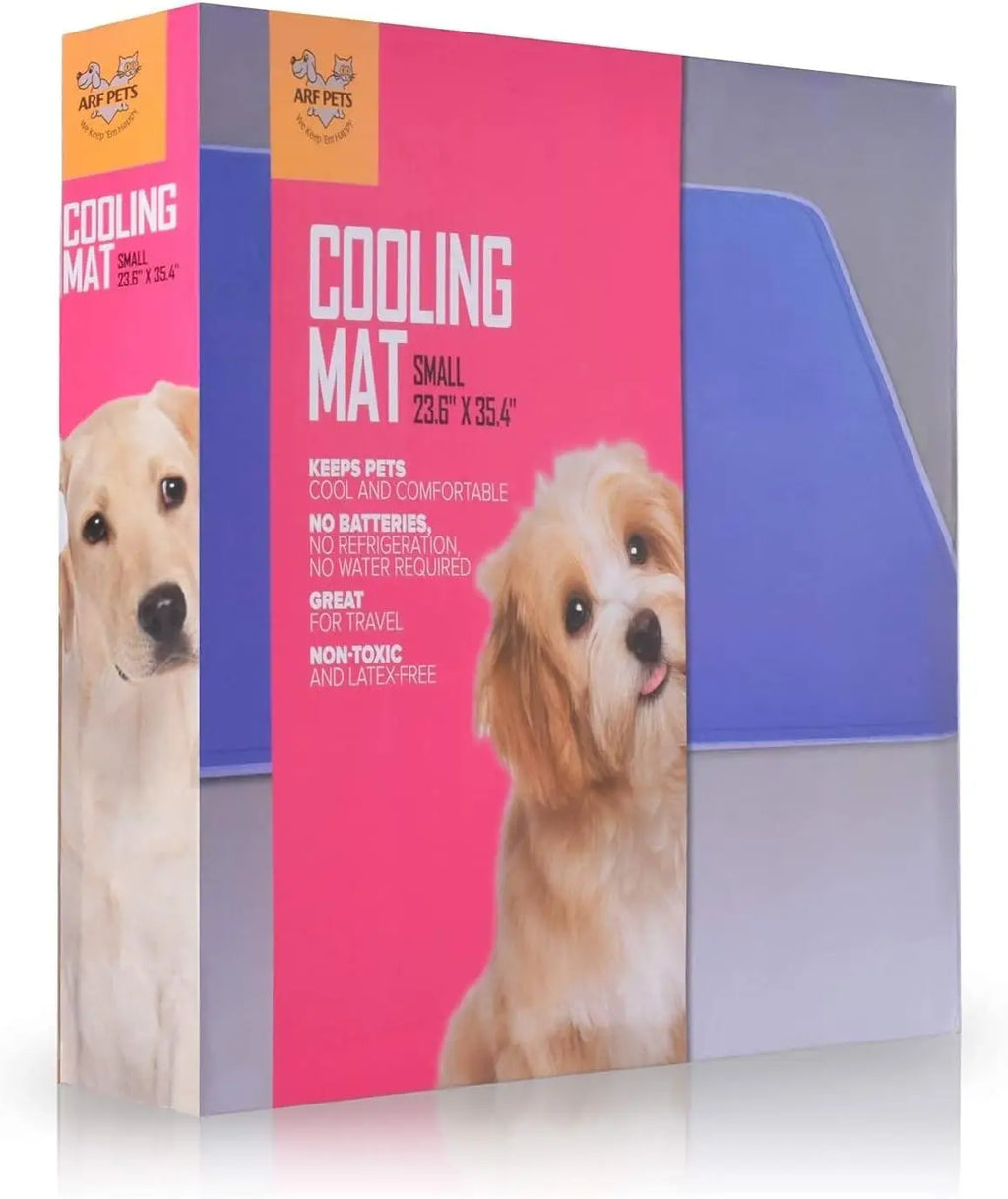 Large Dog Cooling Mat 35x55 Inches, Non-Toxic Gel Pad for Kennels and Beds, No Electricity Needed