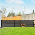 42" Tall Retractable Dog Gate, 155 Extra Long Retractable Baby Gate with Support Rods
