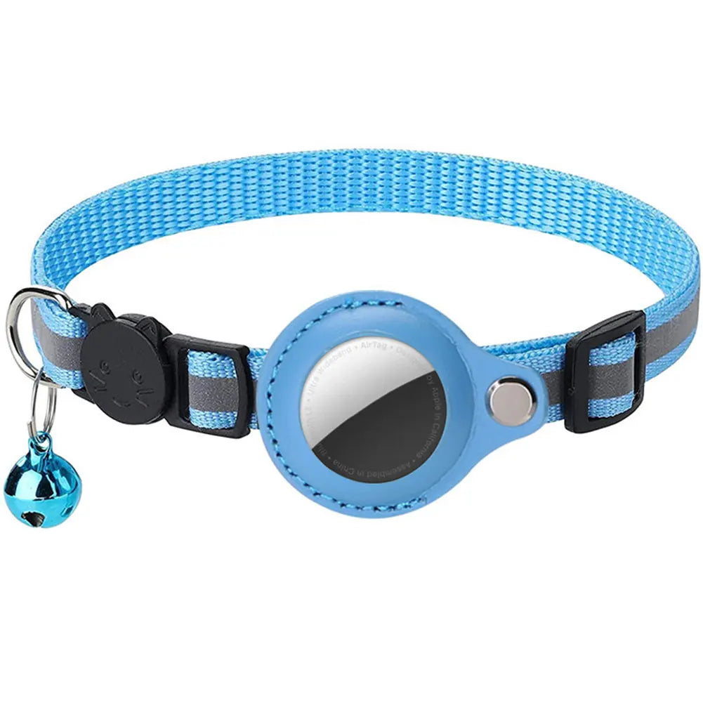 Apple Air Tag, Reflective Pet Collar, Safety Buckle, Kitten Collar Adjustable