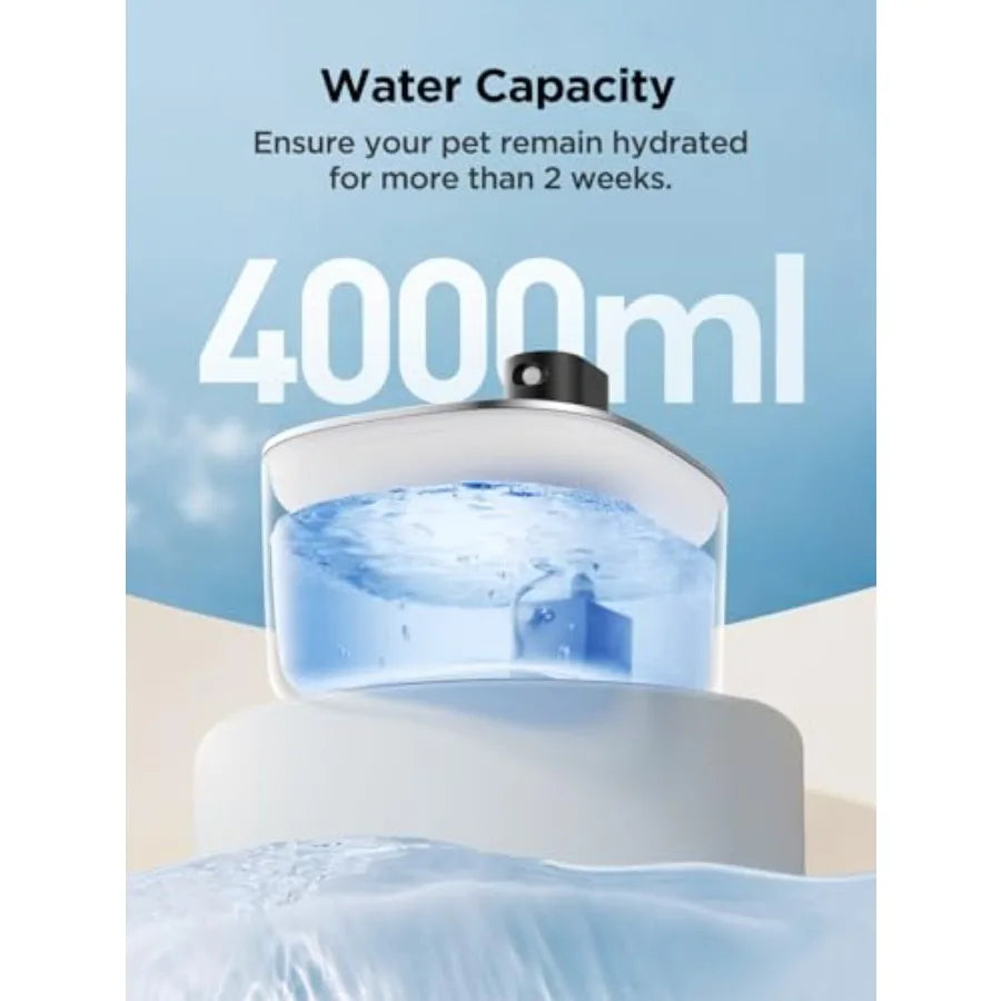 Wireless Water Fountain, Battery Operated, Motion Sensor