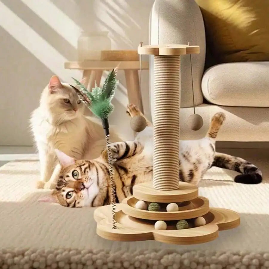 Cat Scratching, Cat Climbing Frame, Scratch-Resistant, Durable, Multifunctional