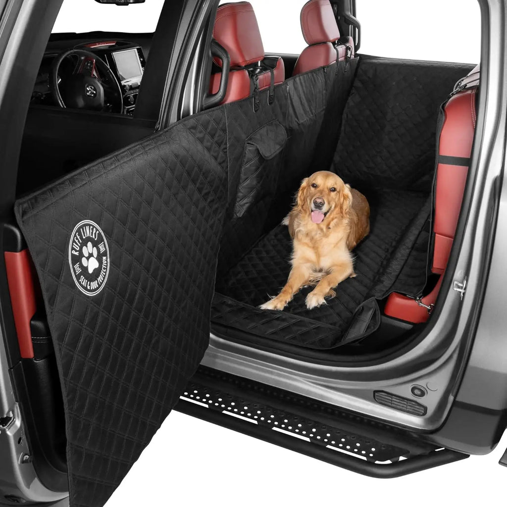 XL Waterproof Dog Hammock for Full-Size Crew Cab Trucks with Door Protection, Machine Washable