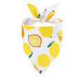 Dog Bandana Fruit, Floral, Washable, Soft.  Adjustable for Small, Medium and Large Dogs