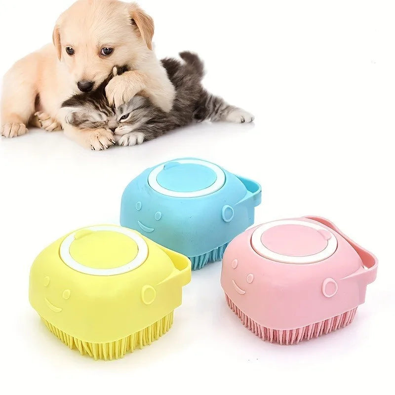 De-shedding Tool for Dog Bathings, Pet Grooming Kit for Reducing Hair on Furniture & Carpet