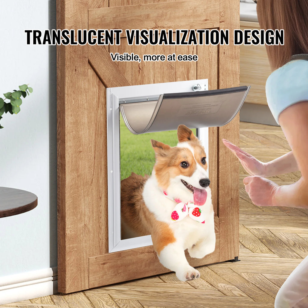 SucceBuy Pet Door Replacement Flap, Compatible with Flap Pet Doors Magnetic Strip, Weather-proof, Thickened PVC Replacement