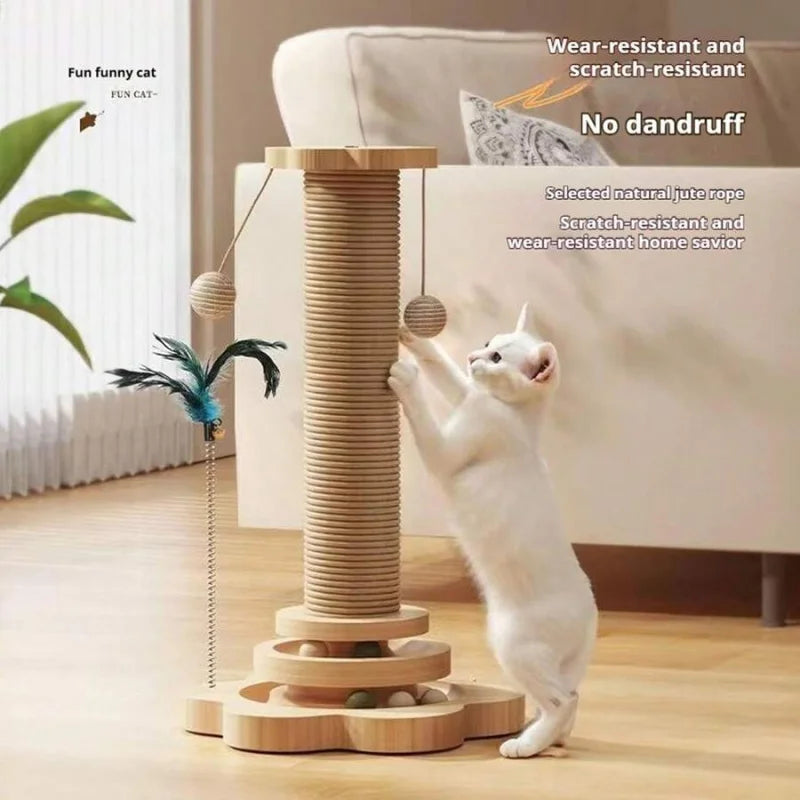 Cat Scratching, Cat Climbing Frame, Scratch-Resistant, Durable, Multifunctional