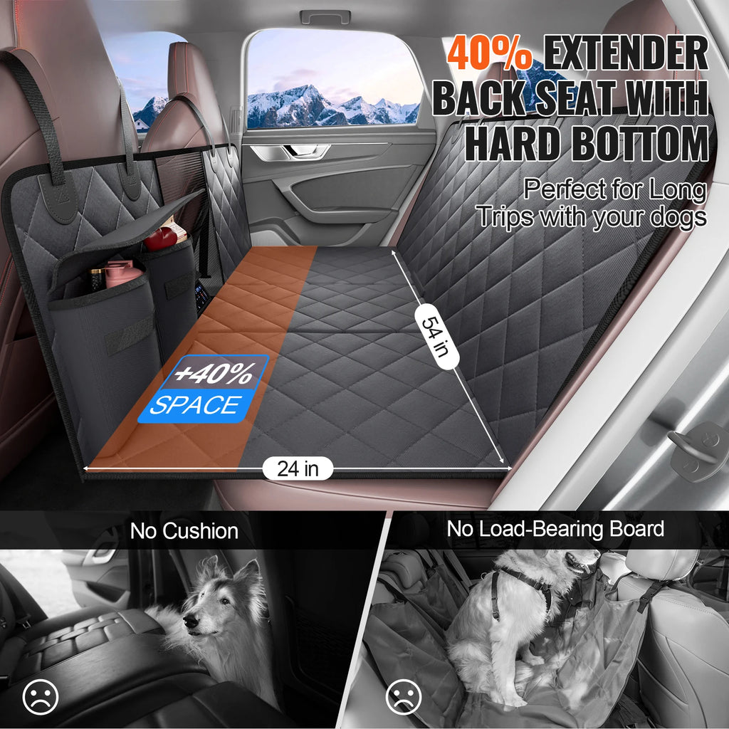 Back Seat Extender, Hammock, Waterproof, Hard Bottom