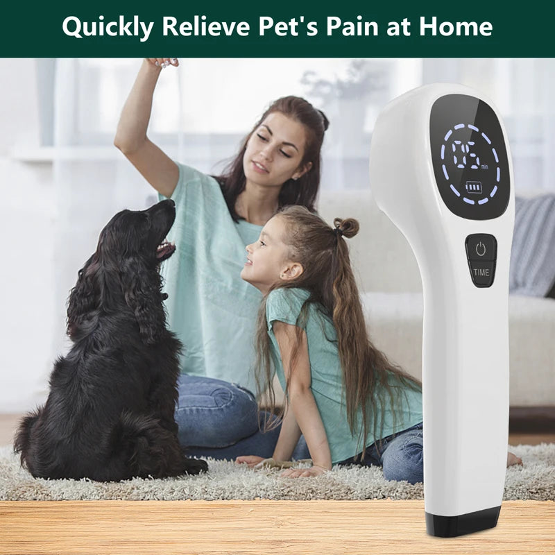 Handheld Laser Therapy for Dogs, Laser Diode, Red Light Therapy for Pain Relief & Wound Healing & Joint/Muscle Stiffness