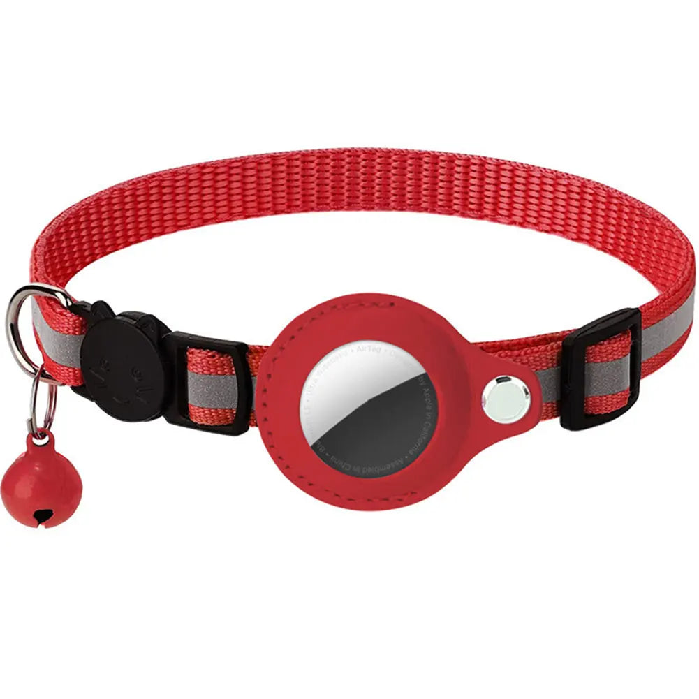 Apple Air Tag, Reflective Pet Collar, Safety Buckle, Kitten Collar Adjustable