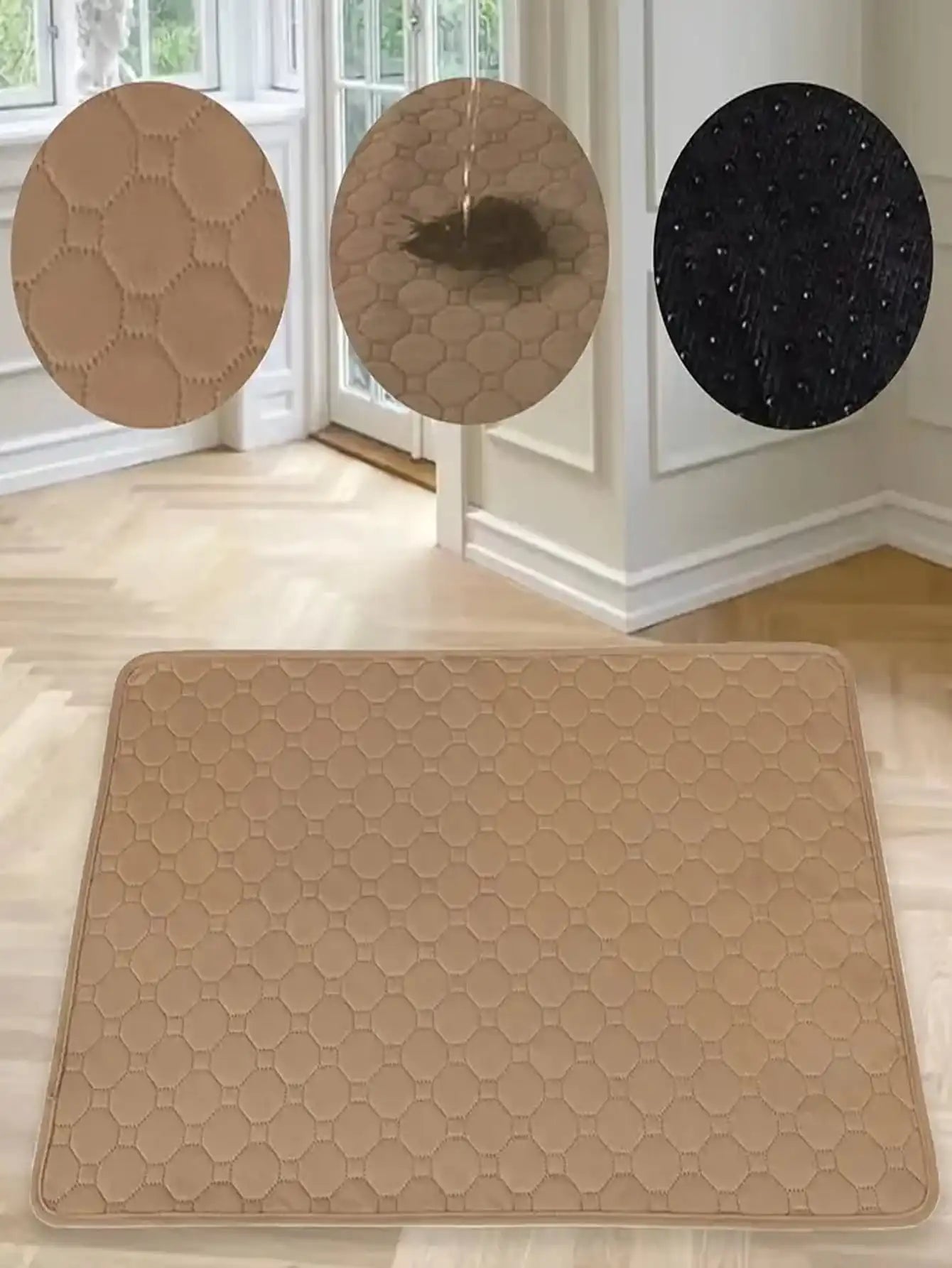 Reusable, Washable Pee Pad - Waterproof, Non-Slip, Training Mat for Crate or Floor
