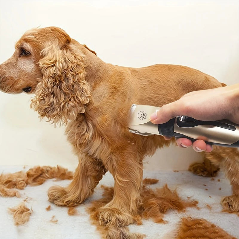 Pet Hair Trimmer Kit Electric Precision Clippers, Perfect for Professional Grooming at Home, Ideal for Dogs and Cats