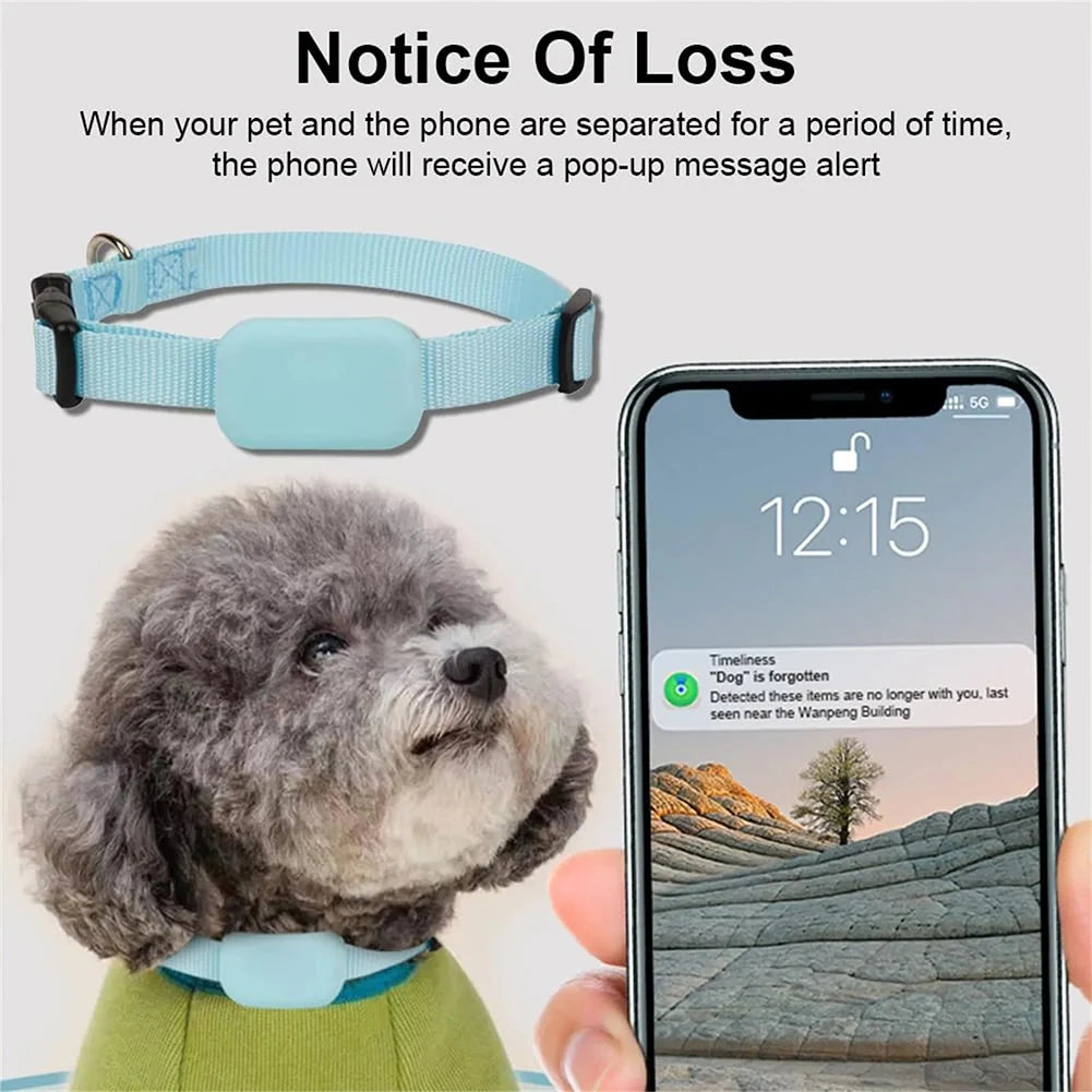 Pet GPS Tracker with Adjustable Collar, Smart Pet Locator, Tracker for Cats and Dogs
