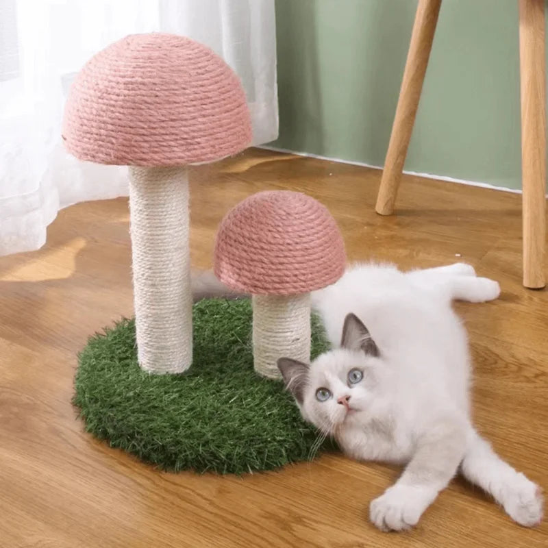 Twin Mushroom Cat Climbing Frame Tree